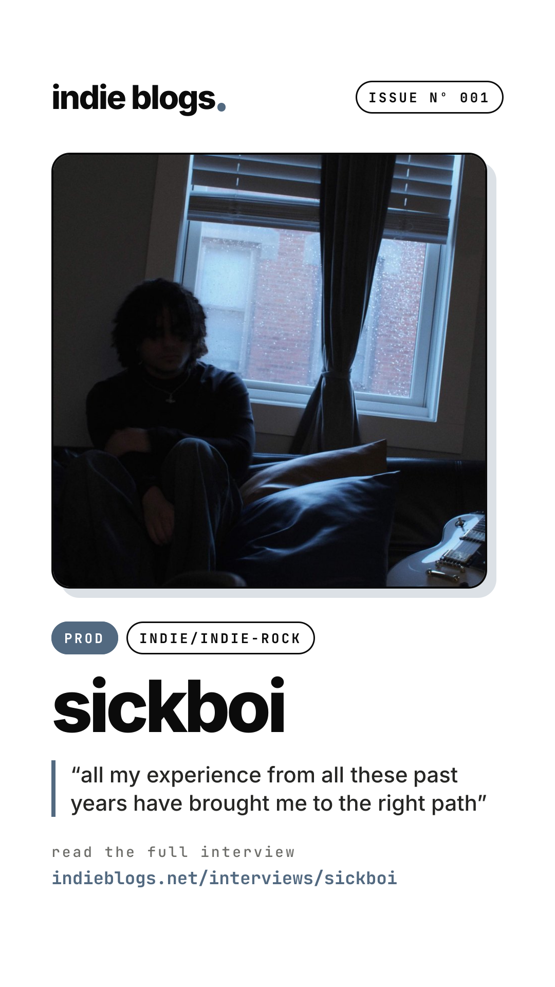 sickboi interview story graphic